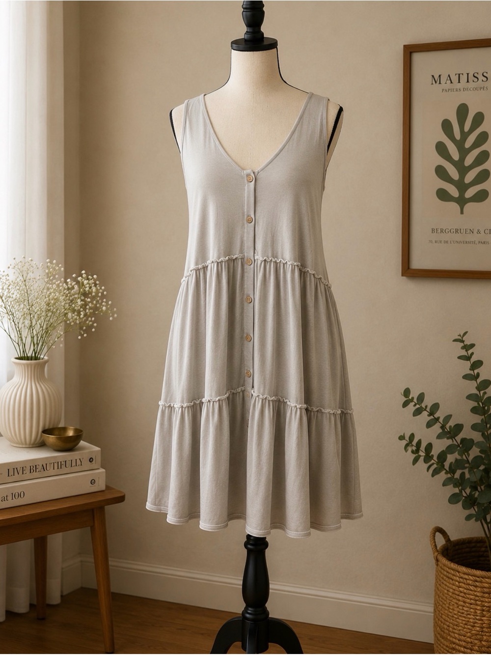 Lovestitch Elegant tan colored dress